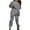 Gray, variant on IROINNID Tracksuit For Women 2 Pieces Set Reduced Solid Hooded Pocket Long Sleeve Sweatshirts Casual Long Sleeve Hooded Suit Sport Suit,Blue