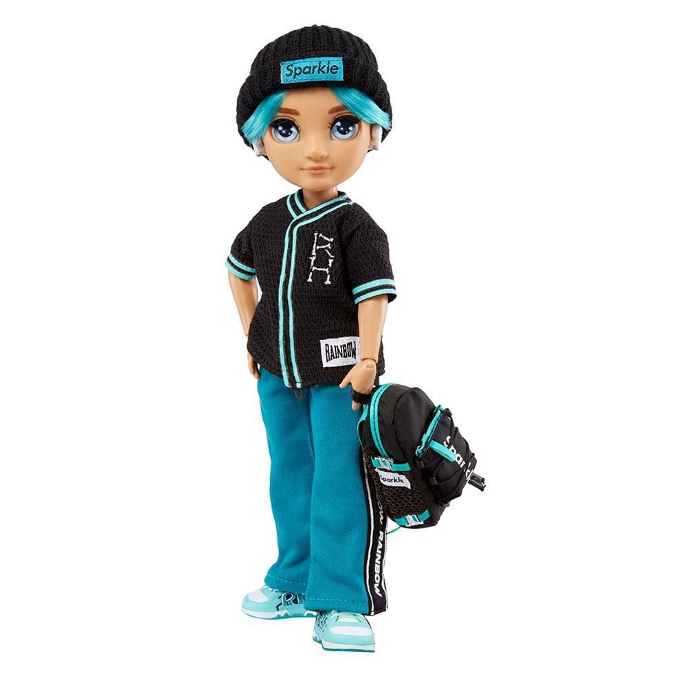 Rainbow High Jr High River Kendall – Poupée-mannequin de 9 po (23 cm) BLEU SARCELLE