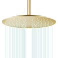 thumbnail image 1 of Pommeau de Douche Pluie Rond Haute Débit Acier Inoxydable Design Haute Pression (B-Chrome 12), 1 of 7