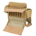 thumbnail image 3 of Nylon Rifle Stock Ammo Pouch Holder Hunting Rifle Shotgun Cheek Pouch (Khaki), 3 of 5