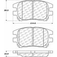 thumbnail image 2 of Centric Parts 105.09300 Posi Quiet Ceramic Brake Pads, 2 of 4