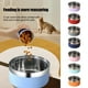 thumbnail image 4 of Comedero de acero inoxidable para perros, comedero para gatos y perros W7V6, 4 of 8