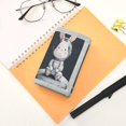 thumbnail image 7 of Cloth Wallet with Lanyard & Multiple Compartments Fashion Purse Zipper Clutch Bag for Cash Cards Coins Rabbit in A Space, 7 of 7