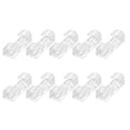 thumbnail image 3 of Vikakiooze 2023 Home Storage and Organization Black/white/transparent 10pc self-adhesive desktop cable organizer fixing clamp, 3 of 5