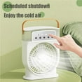 thumbnail image 4 of Bearachild Ventilador eléctrico con función de enfriamiento por pulverización duradera Enfriamiento rápido y refrescante Se enfría Electrodomésticos Blanco, 4 of 6