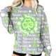 thumbnail image 3 of TaTaai Ladies St. Patricks Day Clover Graphic Long Sleeve Crew Neck Sweatshirt Casual Loose Fit Soft Comfortable Fashion Pullover Top Festive Daily Wear Shirt Gift, 3 of 7