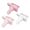 thumbnail image 1 of Dr. Brown's HappyPaci 100% Chupete de silicona 0-6m, sin BPA, blanco, rosa, rosa claro, paquete de 3, 1 of 3
