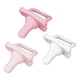 thumbnail image 1 of Dr. Brown's HappyPaci 100% Chupete de silicona 0-6m, sin BPA, blanco, rosa, rosa claro, paquete de 3, 1 of 3
