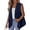 Dark Sea Blue, variant on Blazers For Women Spring Button Down Loose Vest Tops For Women Work Business Casual Outfits Summer Fashion