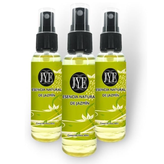 3 Botellas de Esencia Natural de Jazmin JYE Natural