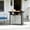 Gray + POLYETHYLENE + Steel, variant on LANKANG Multifunctional Outdoor Storage Organizer Station With Closed Cabinet Open Storage Shelf Flat Top Surface Weather Resistant Poolside Towel Holder Patio Side Bar Accent Table Gray