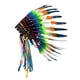 thumbnail image 1 of Indio Sombrero de Cacique Corona de Plumas Adorno para la Cabeza de Cosplay Hecho de Poliéster Cómodo Adecuado para Hombres Y Mujeres Vistoso, 1 of 10