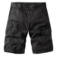 thumbnail image 1 of IROINNID Men's Casual Outdoors Cargo Flat-Front Workout Shorts With Pocket, 1 of 3