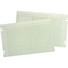 Accounting Sheets, 24 Columns, 11 X 14, Green, Loose Sheet, 100/pack Accounting Sheets, 24 Columns, 11 X 14, Green, Loose Sheet, 100/pack