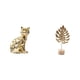 thumbnail image 1 of Estatua De Hoja De Gato, Figura Decorativa, Escultura Animal, Arte, Artesanía, Adorno Para Chimenea, Metal, Forma Nórdica, Creativo, Abstracto, Mesa, Fiesta, Hogar, 1 of 8
