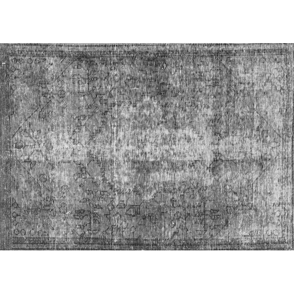 Ahgly Company Indoor Rectangle Persian Gray Traditional Area Rugs, 4' x 6'