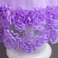 thumbnail image 5 of Baby Girls 3D Flower Dress Bowknot Pageant Party Wedding Birthday Gown, 12M-5T, 5 of 7