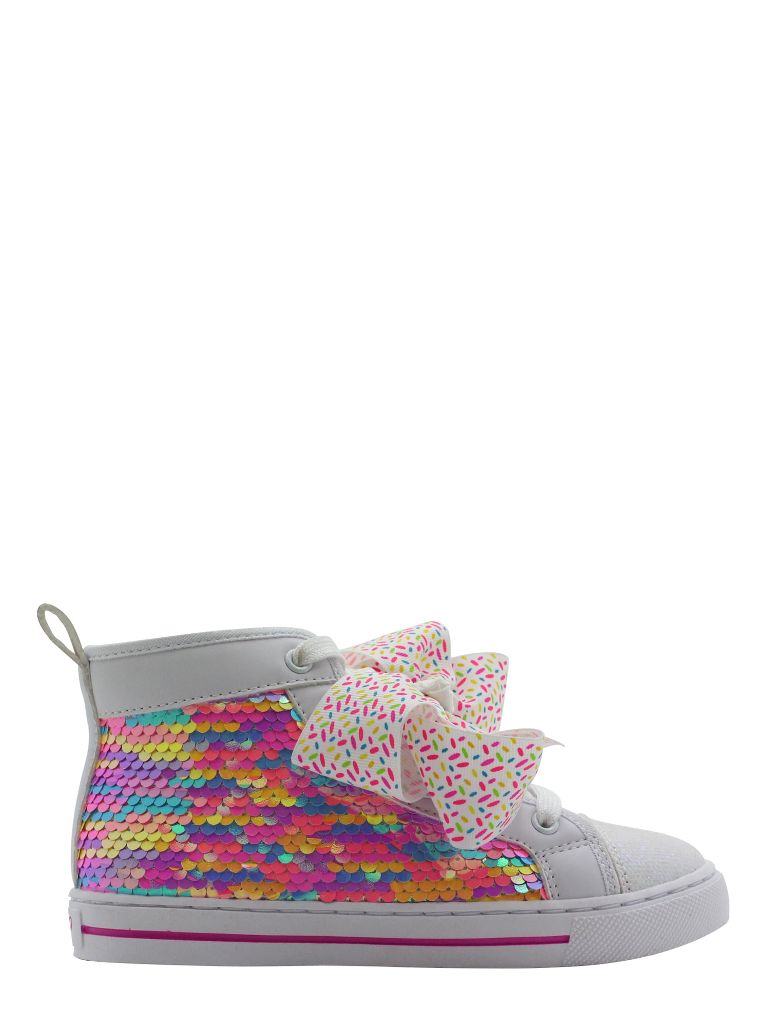 Neon Sequin Athletic Hightop Sneaker 