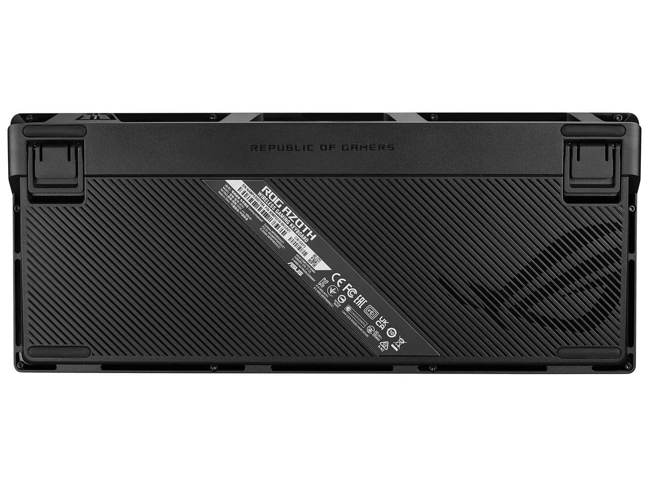 ASUS ROG Azoth 75 Wireless DIY Custom Gaming Keyboard - OLED display, Hot-Swappable Pre-lubed ROG NX Storm Switches & Keyboard Stabilizers, PBT Keycaps, RGB