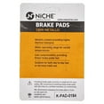 thumbnail image 2 of Niche Brake Pad Set for KTM 125 Semi-Metallic Motorcycle 519-KPA2306D, 2 of 5