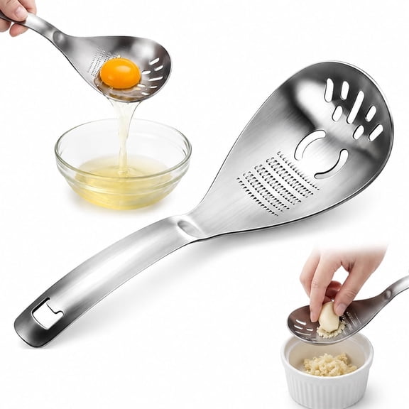 5 In 1 Multifunction Cooking Spoon Stainless Steel Egg Slotted Spoon Serving Spoons Kitchen Essentials For New Home