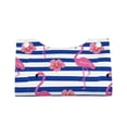 thumbnail image 4 of Lsque Pink Flamingo Printed Long Tissue Box Cover Holder, Facial Paper Organizer Dispenser,Triangle with Bottom Belt, PVC Leather Decorative Organizer, 4 of 9