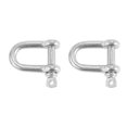 thumbnail image 2 of Cadena de Estilo D Pin Tornillo de Acero Inoxidable 304 4 mm D Grillete para Jarcia Paquete de 12, 2 of 8