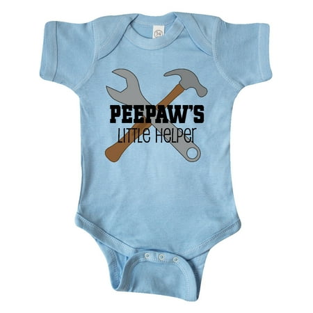 

Inktastic Peepaw Grandpa s Little Helper Gift Baby Boy Bodysuit