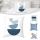 thumbnail image 4 of Funda de almohada estilo simple con líneas impresiones geométricas, cubierta de cojín para sofá, 4 of 5