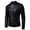 Black, variant on Men's casual stand-up collar jacket, PU leather jacket, motorcycle suit, diagonal zipper pocket design