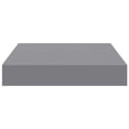 thumbnail image 4 of vidaXL Floating Wall Shelf Grey 23x23.5x3.8 cm MDF, 4 of 4