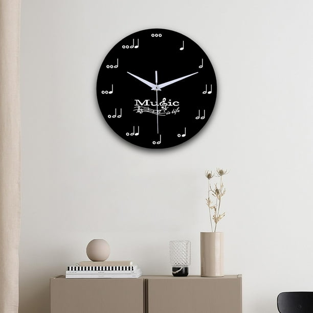 Reloj de pared, silencioso, circular, decorativo, creativo