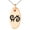 Rose, variant on Stainless Steel Aztec Energy Rune Engraved Small Oval Charm Pendant Necklace