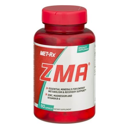 Met-rx ZMA Capsules, 90 Ct (Best Post Workout Vitamins)