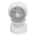 thumbnail image 4 of Ventilador de escritorio USB, ventilador eléctrico con cabezal móvil automático, miniventilador de mesa con luz para el hogar y la Oficina, 4 of 14