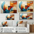 thumbnail image 4 of Designart "Geometric Portrait in Cubism IX" Cubism Canvas Wall Art, 4 of 5