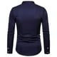 thumbnail image 4 of Camisas de Vestir de Cuello de Banda de Manga Larga Con Bordado Floral Casual Para Hombres Odeerbi  ODB-6, 4 of 4