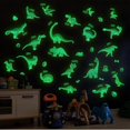 thumbnail image 4 of Glow in The Dark Dinosaur Wall Decals, Glowing Stickers for Ceiling, Boys Bedroom Decoration, Large Luminous Removable Dinosaur Wall Decor for Nursery, Kids Birthday Gift, 4 of 7