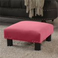thumbnail image 3 of Jules Tabouret Carré d'Accent Ottoman Grenat Rose, 3 of 9