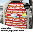 thumbnail image 4 of Goofa Red Lobster Pattern Car Back Seat Protector for Kids (2 Pack) ,Anti-kick Storage Mat for Car Seats,Shields from Footprints, 4 of 6