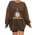 thumbnail image 2 of Ichuanyi Liquidación Mujeres Classic Halloween Impresión de estampado Canneco de manga larga Tops de sudadera suelta ICHUANYI WER202308182963, 2 of 6
