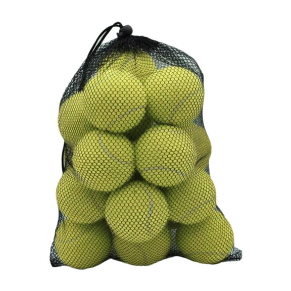 GARENDE 20 Pieces Tennis Balls 2.52" Dia for Activities Tennis Enthusiasts Beginners Yellow