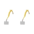 thumbnail image 1 of Bearachild Cuerdas colgantes para teléfono, mosquetón de Metal desmontable ajustable para teléfono inteligente, cordón para el cuello, correa Type9 NO9, 1 of 6