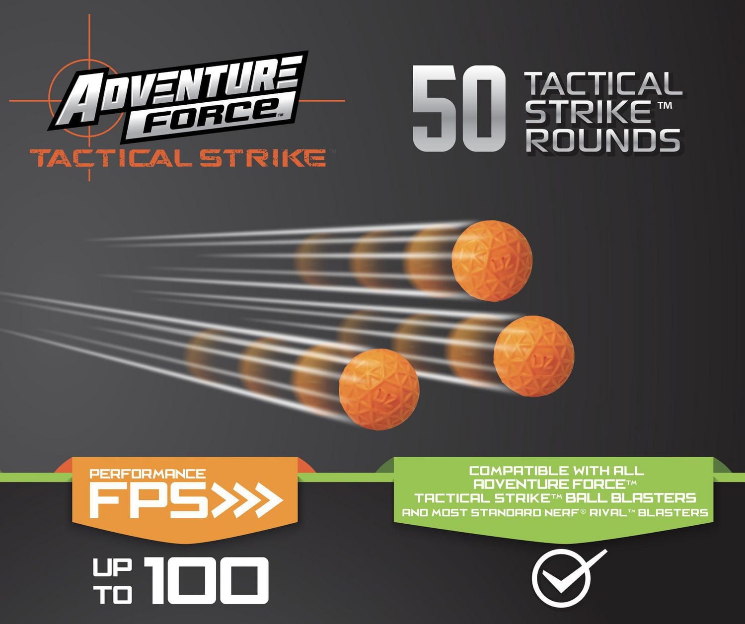 Adventure Force Tactical Strike 50 Round Refill with Ammo Storage Pouch, 50 Round Refill with Ammo Pouch