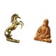 thumbnail image 5 of Estatua de caballo de pie del Corazón, estatuilla artesanal para hoteles, estanterías, chimeneas, figura católica de Jesús, regalo coleccionab, 5 of 8