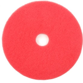 Global Industrial 22"" Buffing Pad Red 5 Per Case