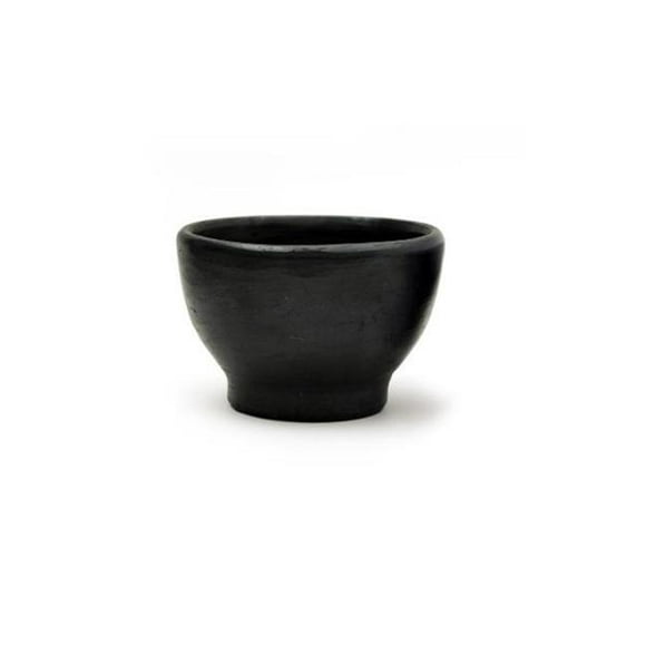 OMSPG4040-ClayBlackBowl Bol de Bavure en Argile Fait Main