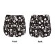 thumbnail image 3 of Balery Skeleton Pantalones cortos deportivos para mujer con forro y dos bolsillos, elásticos, para entrenamiento, gimnasio, yoga-Large, 3 of 7