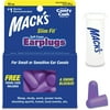 Mack's Slim Fit Soft Foam Earplugs, 10 Pair - Small Ear Plugs for Sleeping, Snoring, Traveling, Concerts, Shooting Sports & Power Tools