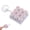 White, variant on Cute Cat Paw Keyboard Fidget Toy, 9-in-1 Stress Relief Button Clicker, Portable Keychain Fidget Toy for Adults & Kids